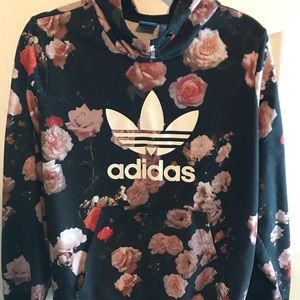 Adidas flower hoodie